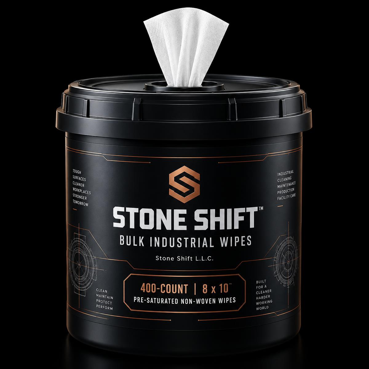 Stone Shift Bulk Industrial Wipes